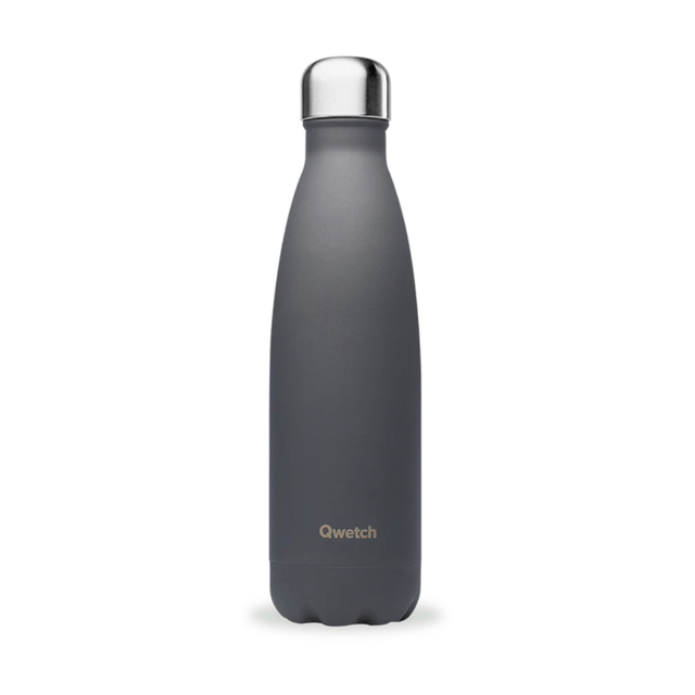 Gourde Isotherme - Granite Gris (260/500/1000ml) - Qwetch