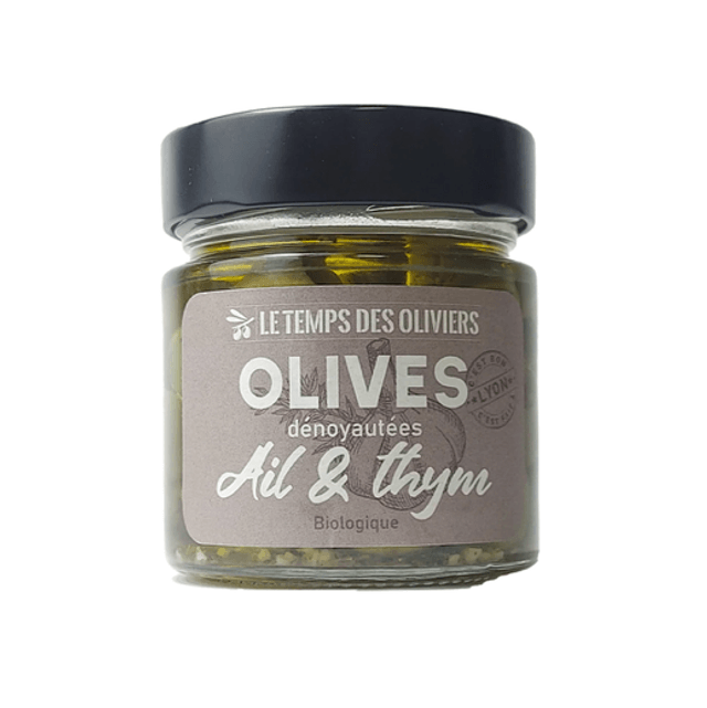 Olives Cocktails Ail & Thym Bio - 180g