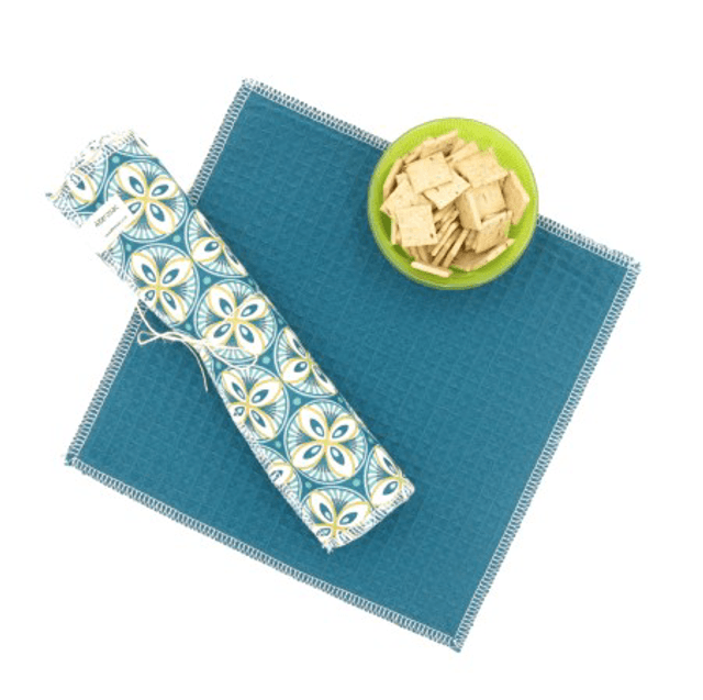 Essuie-tout Lavable Réutilisable Double Face en Tissu - 5 Feuilles