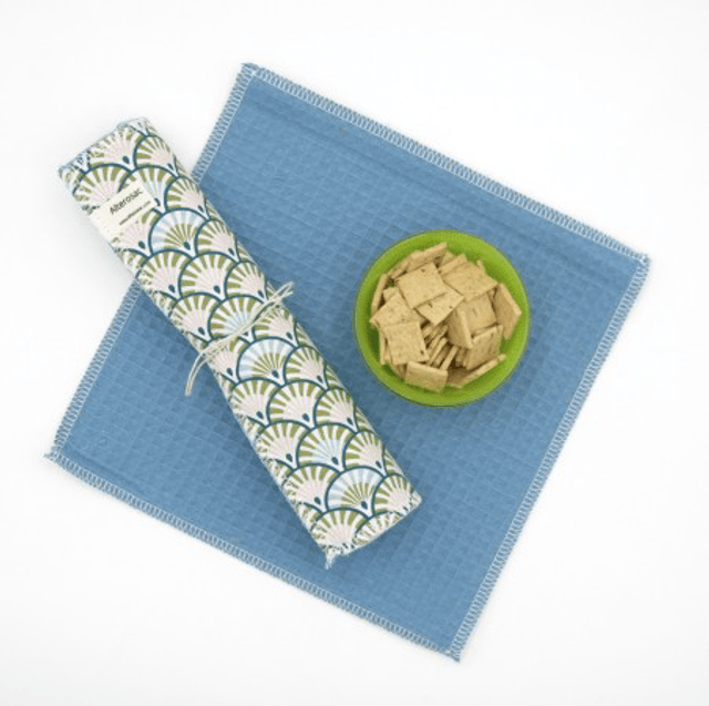 Essuie-tout Lavable Réutilisable Double Face en Tissu - 5 Feuilles