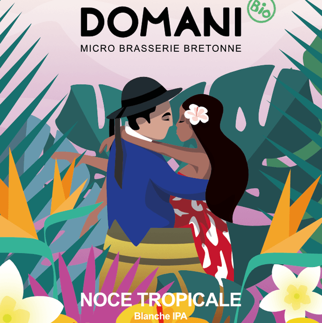Bière DOMANI Noce Tropicale "Blanche IPA" Bio - 75cl