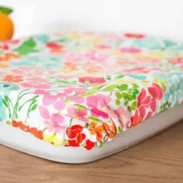 Charlotte Rectangulaire Alimentaire Recouvre Plat à Motif en Coton Bio