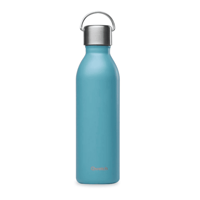 Gourde Isotherme - Active - Matt Bleu Acier (600/1000ml) - Qwetch