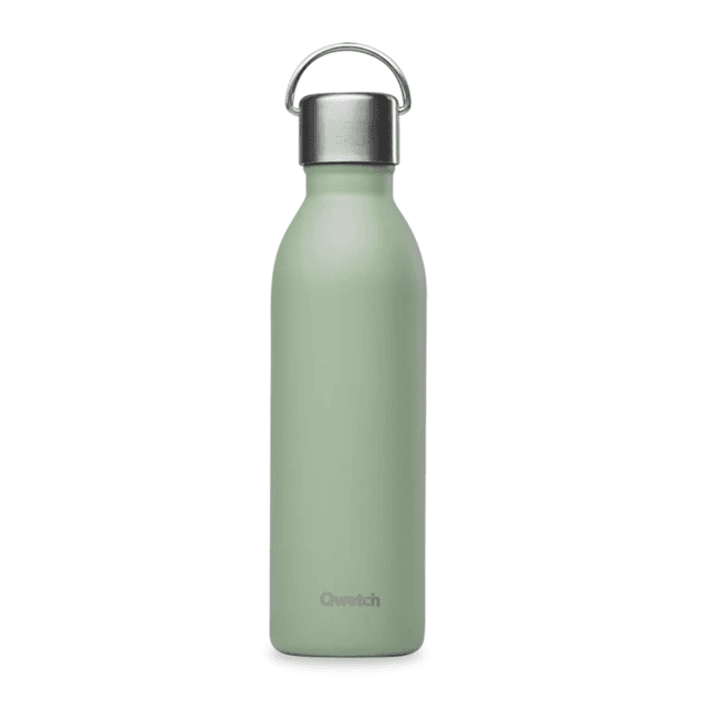 Gourde Isotherme - Active - Matt Vert Tilleul (600/1000ml) - Qwetch