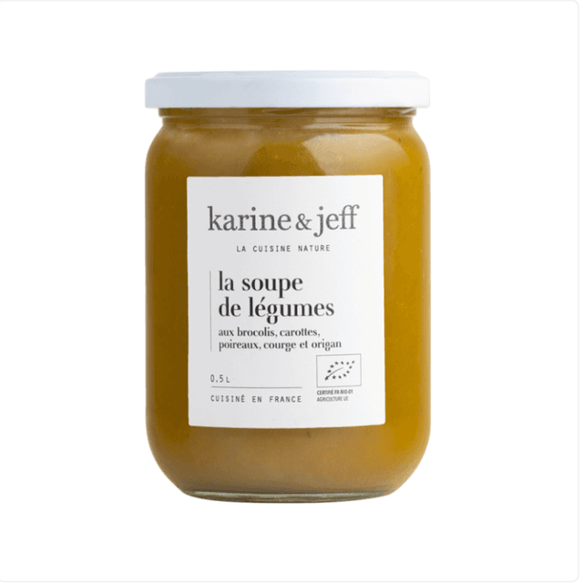Soupe de Légumes aux Brocolis, Carottes, Poireaux, Courge et Origan Bio - 0,50L
