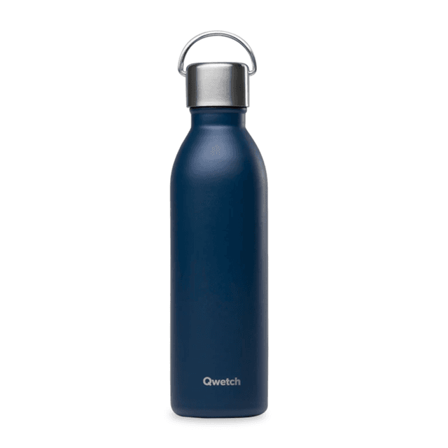 Gourde Isotherme - Active - Matt Marine (600/1000ml) - Qwetch