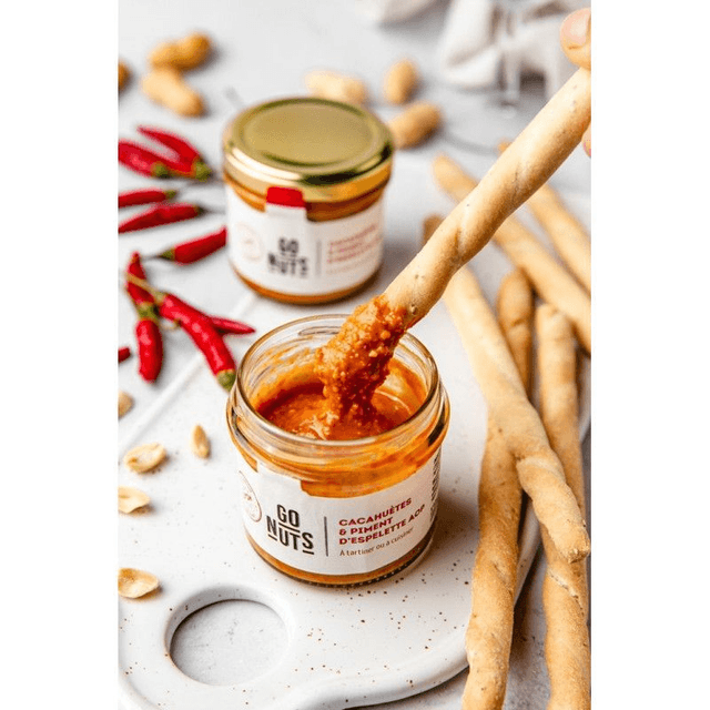 Tartinable Cacahuètes Piment d’Espelette A.O.P. Bio - 100g