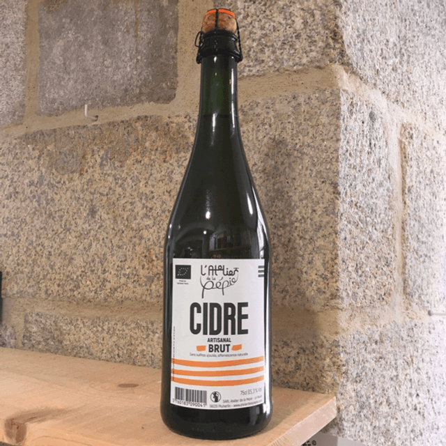 Cidre Brut Atelier de la Pépie Bio - 75cl