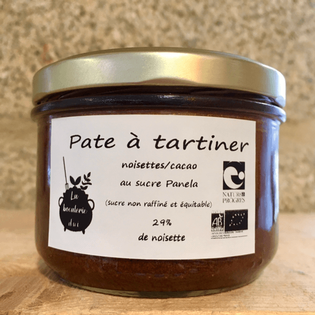 Pate à Tartiner Noisettes / Cacao au Sucre Panela - 250g