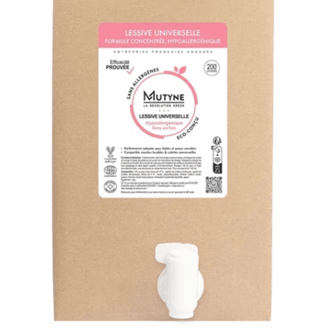 Lessive Liquide Hypoallergénique Sans Parfum - 6,50€/kg
