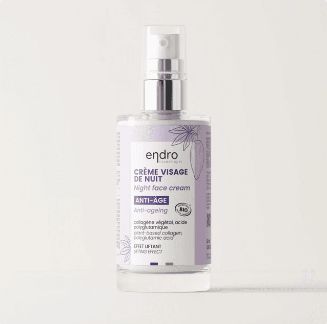 Crème Visage de Nuit Régénérante au Collagène Endro - 50ml