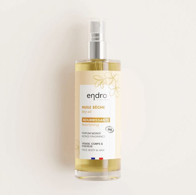 Huile Sèche 3-en-1 Nourrissante Chanvre et Noisette Endro - 100mL