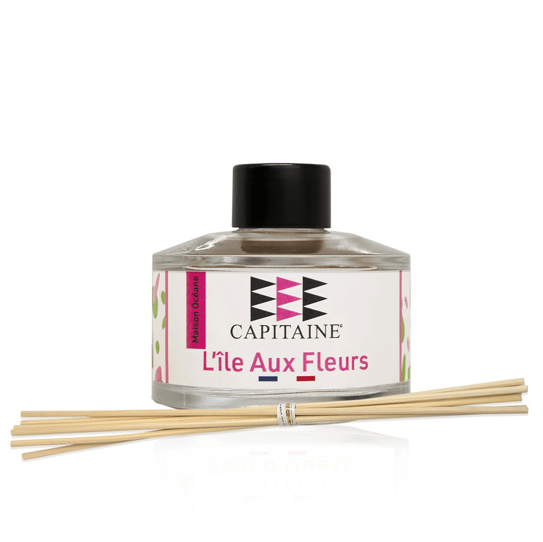 Diffuseur d'Ambiance Floral - l'Île aux Fleurs - 100ml - Capitaine Cosmétiques