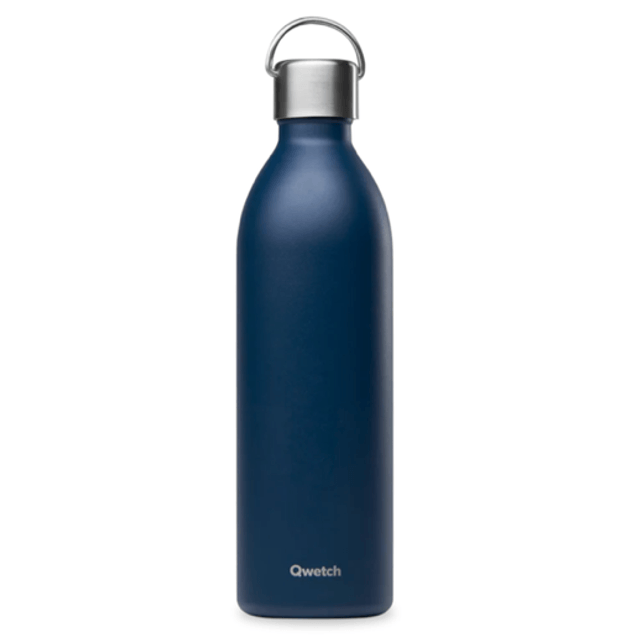 Gourde Isotherme - Active - Matt Marine (600/1000ml) - Qwetch