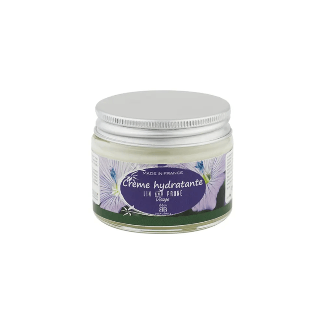 Crème Visage Hydratante Lin et Prune Ibbeo - 50ml